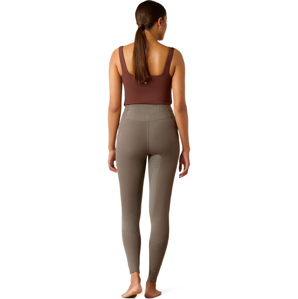 2025 Ariat Womens Breathe Eos Half Grip Tight 10054929 - Plum Grey